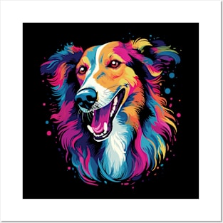 Borzoi Happiness Posters and Art